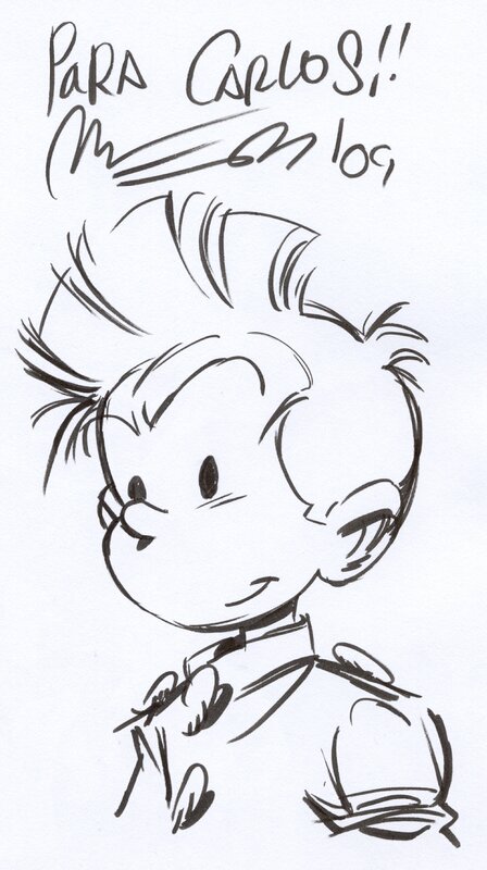 Spirou par Jose Luis Munuera - Dédicace