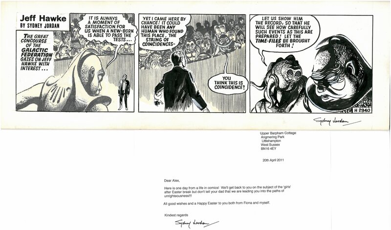 Jeff Hawke by Sydney Jordan - Comic Strip