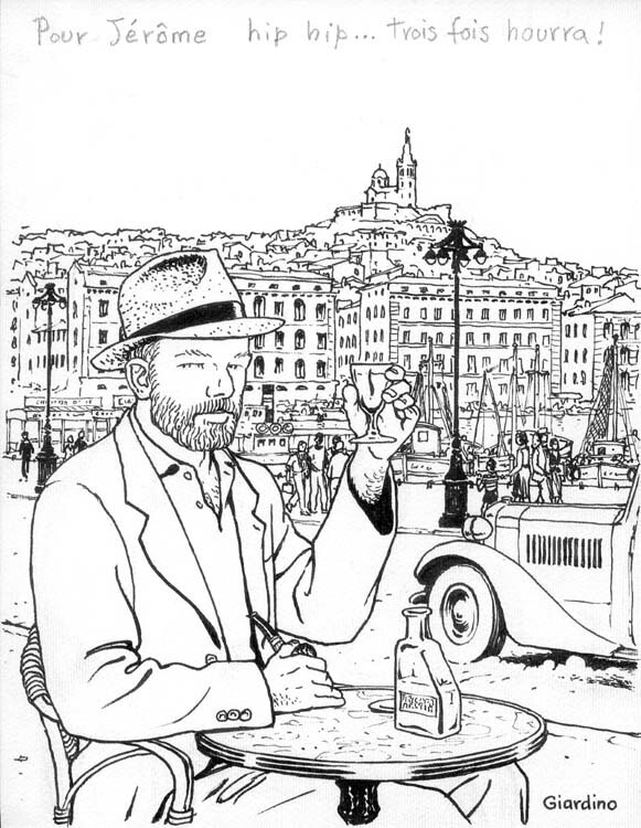 Vittorio Giardino, Max Fridman à Marseille - Original Illustration