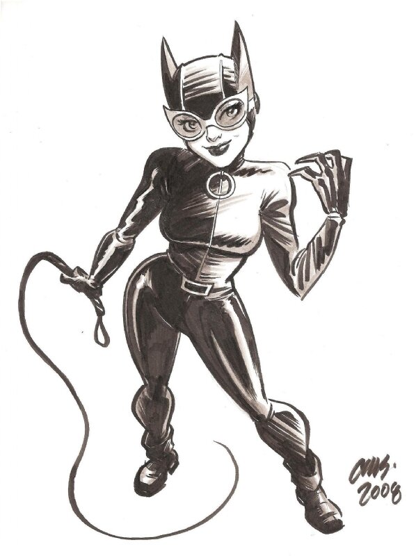 Catwoman par Cameron Stewart - Illustration originale