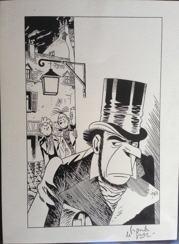 Frank Le Gall, 2007 - Spirou, Fantasio & Zorglub - Illustration originale