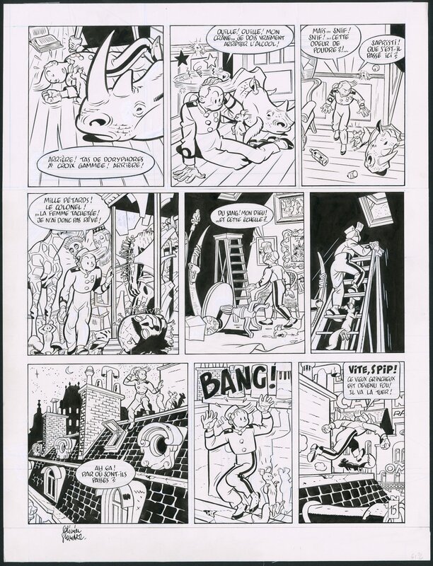 Olivier Schwartz, Yann, 2014-Spirou: la Femme Léopard (PL 15) - Comic Strip