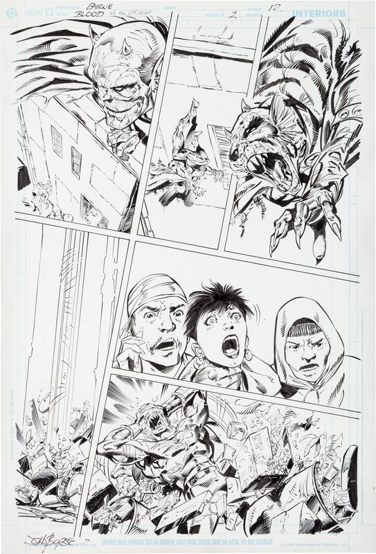 John Byrne, Bud La Rosa, Blood of the Demon #2 p12 - Comic Strip
