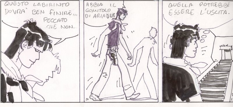 Corto Maltese, Mu par Hugo Pratt - Planche originale