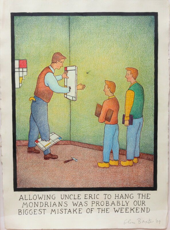 Les joies du bricolage - ou le fou oncle est douloureux ... by Glen Baxter - Comic Strip