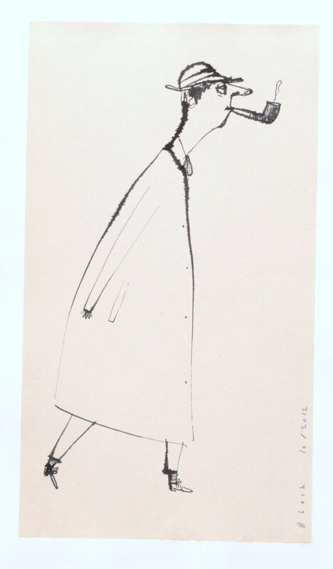 Serge Bloch, Mon oncle - irremplaçable Tati !! - Original Illustration