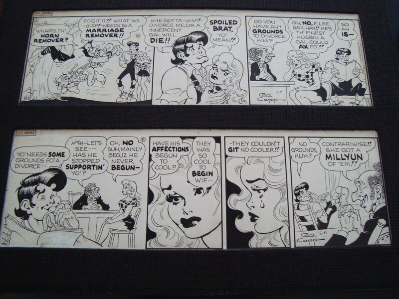 Li'l ABNER par Al Capp, Bob Lubbers - Planche originale