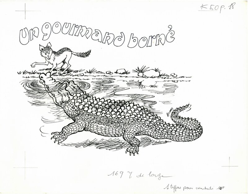 Un gourmand borné by Jean Trubert - Original Illustration