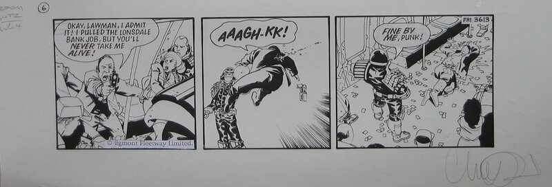 Charlie Adlard, Judge Dredd Strip #3613 - Comic Strip