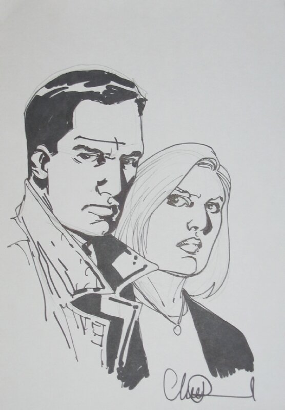 X-Files by Charlie Adlard - Sketch