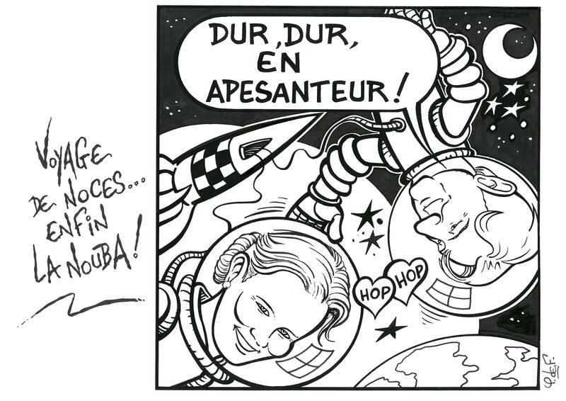 Patryck De Froidmont, Philippe et Mathilde - Planche originale