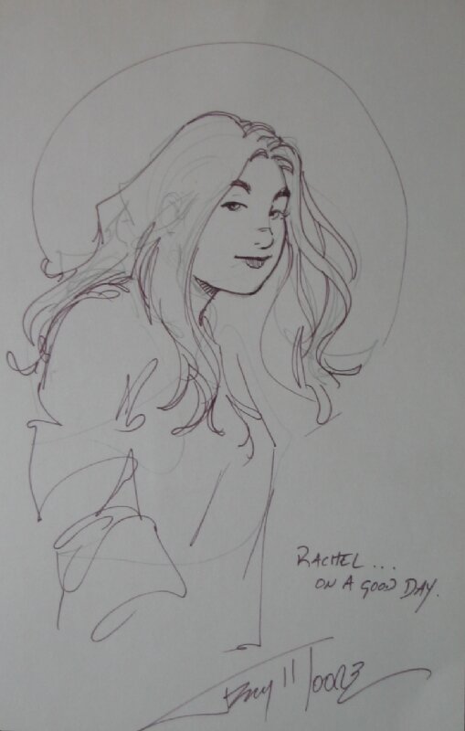 Terry Moore, Stranger in paradise - Sketch