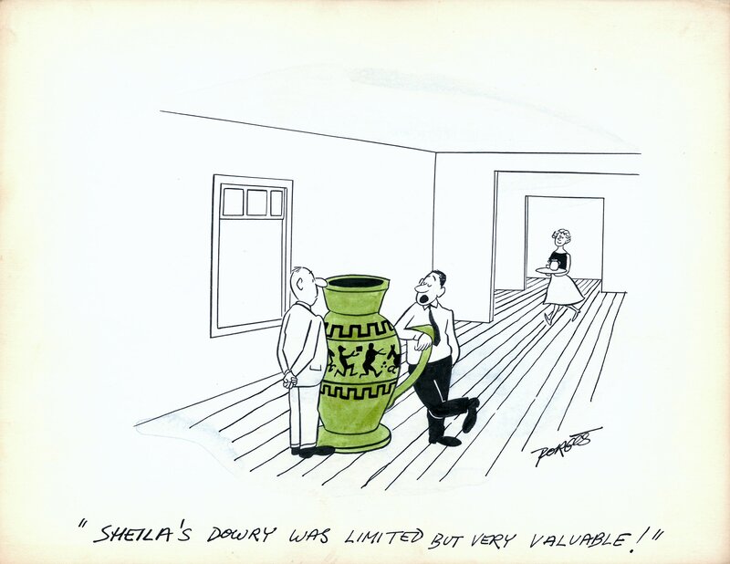 Paul Peter Porges, Dessin du New Yorker - Original Illustration