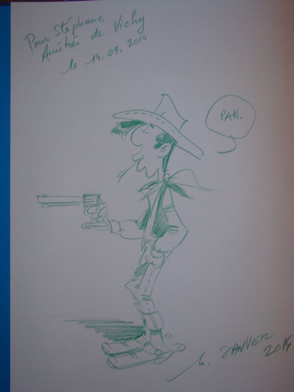Lucky LUKE by Michel Janvier - Sketch