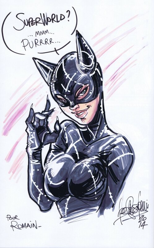 Catwoman by Francesca Follini - Sketch