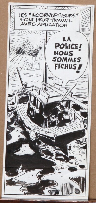 Antonio Parras, Grignoterie pour parler à l'apéritif des donneurs de leçon ...et qui payent pas leur facture - Original Illustration