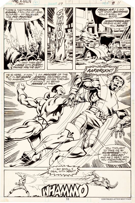 X-Men 119 p11 par John Byrne, Terry Austin - Planche originale