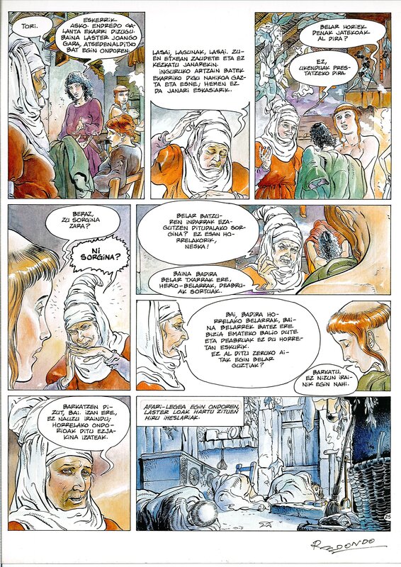 La MARQUE DE LA SORCIÈRE- 1985- DANIEL REDONDO - Comic Strip