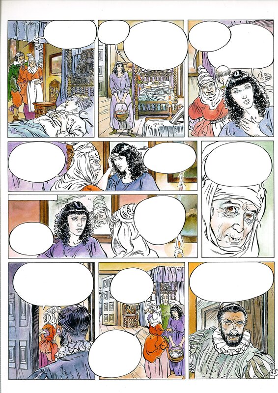 La MARQUE DE LA SORCIÈRE- LA LOUVE-1986- DANIEL REDONDO - Comic Strip