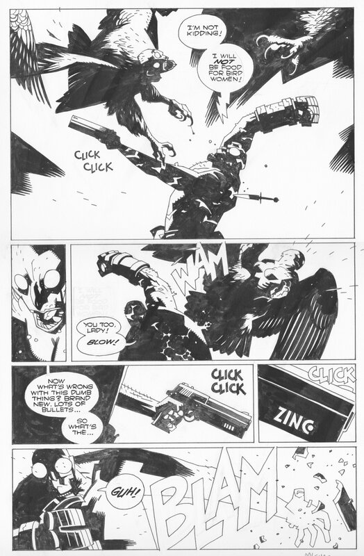 Mike Mignola, Hellboy - Wake The Devil - Planche originale