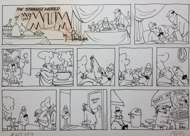 Irving Phillips, Mr. MUM SUNDAY PAGE, N°1 - Comic Strip