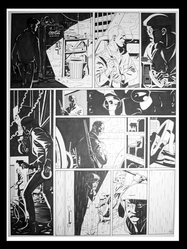 Berthet, Sur la route de Selma - Comic Strip