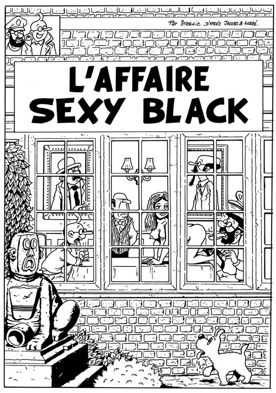 Sternic, L'affaire sexy black - Illustration originale