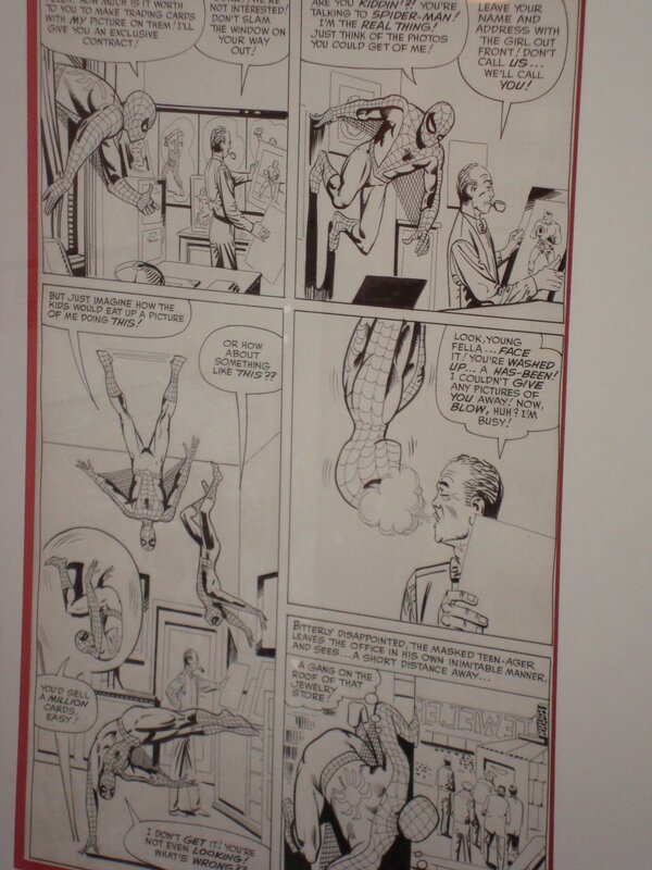 Spiderman par Steve Ditko, Stan Lee - Planche originale