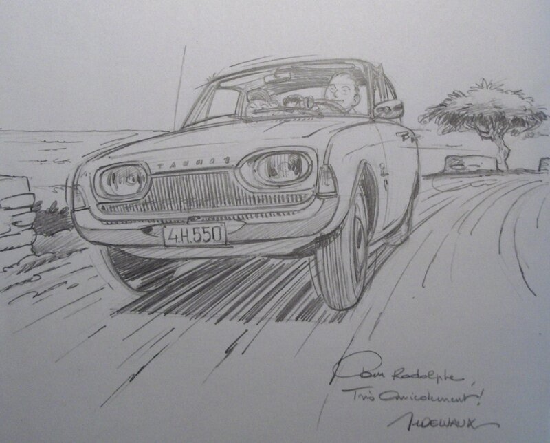 Jean-Luc Delvaux, Ford Taunus 17m 1961 - Sketch