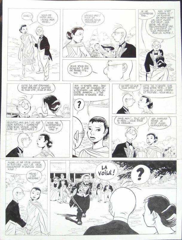 For sale - Frank Le Gall, Théodore Poussin #8: La maison dans l'ile - Comic Strip