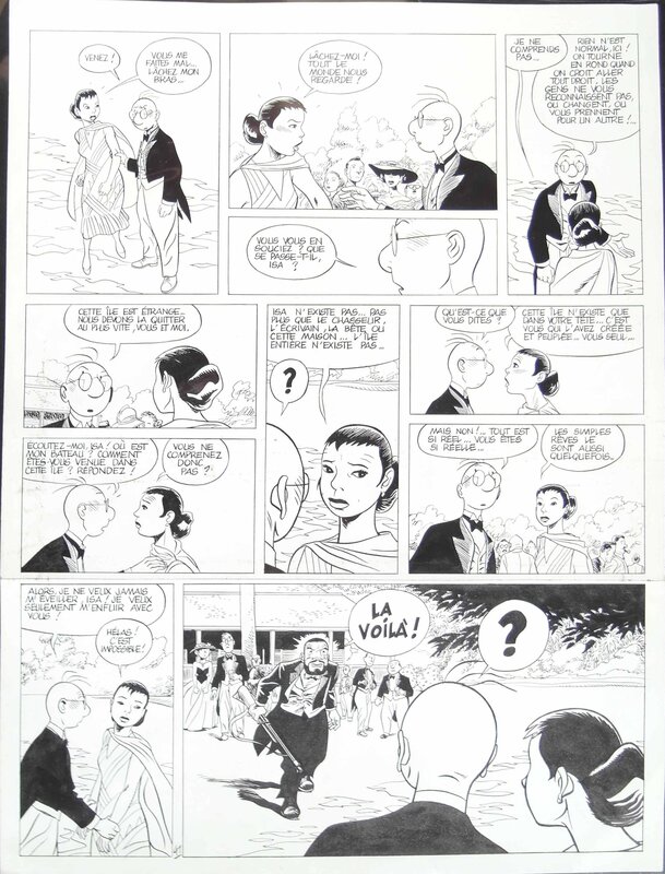Frank Le Gall, 1993 - Théodore Poussin #8: La maison dans l'ile - Pg.41 - Comic Strip