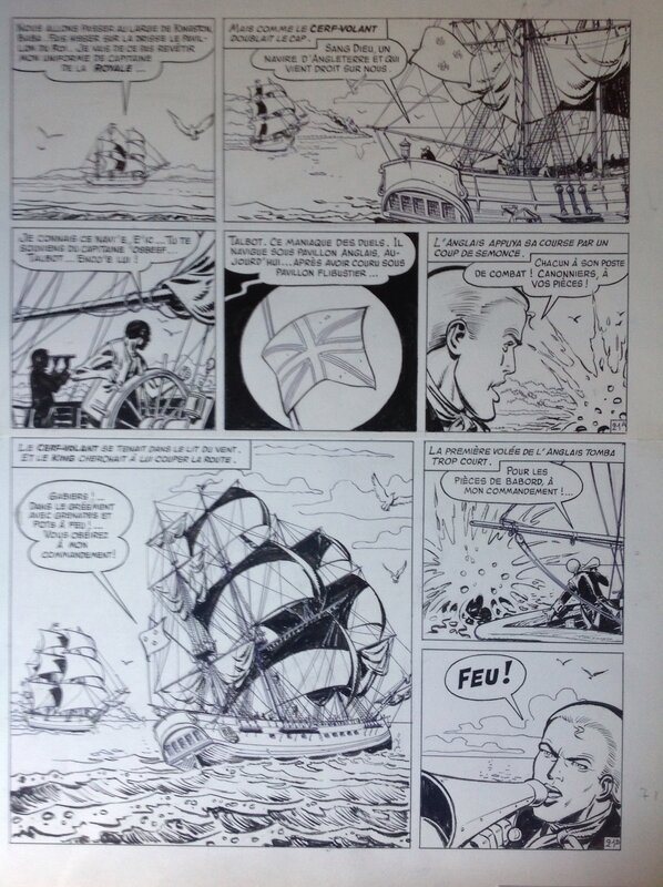 Christian Gaty, Barbe rouge - la guerre des pirates - Comic Strip