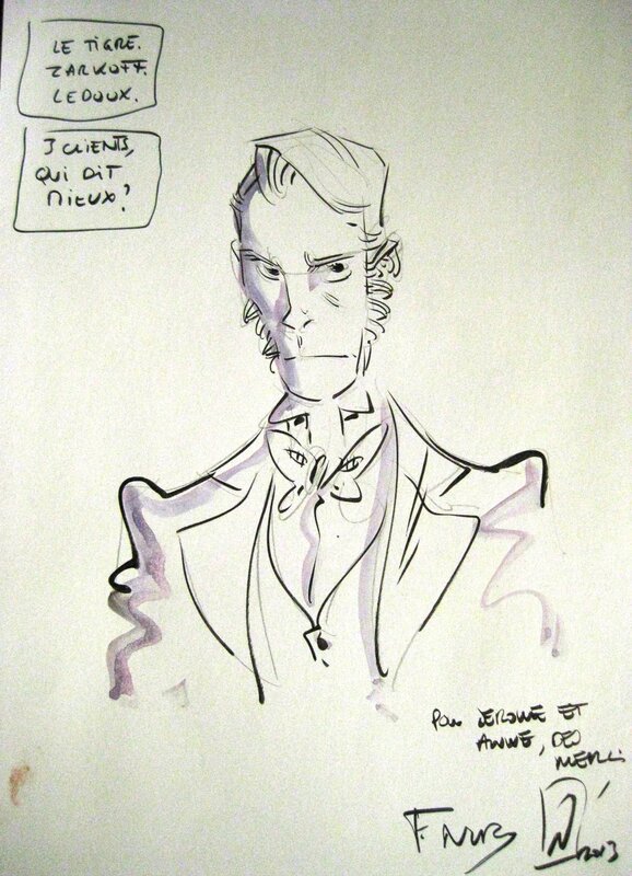 Silas corey by Pierre Alary - Sketch