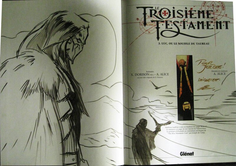 Troisième testament by Alex Alice - Sketch