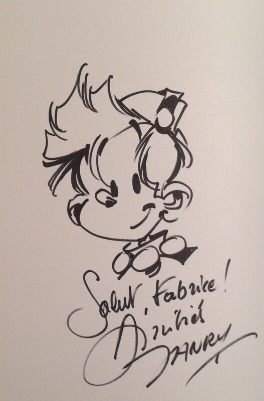 Janry, Univers de Spirou: un groom - Dédicace