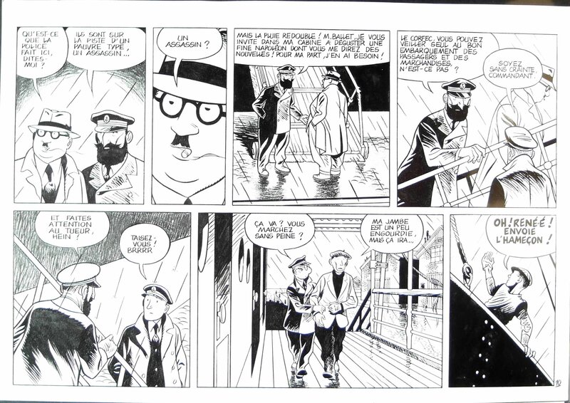 Frank Le Gall, 2000 - Théodore Poussin - Novembre toute l'année - Version originale - Pg.10 - Comic Strip