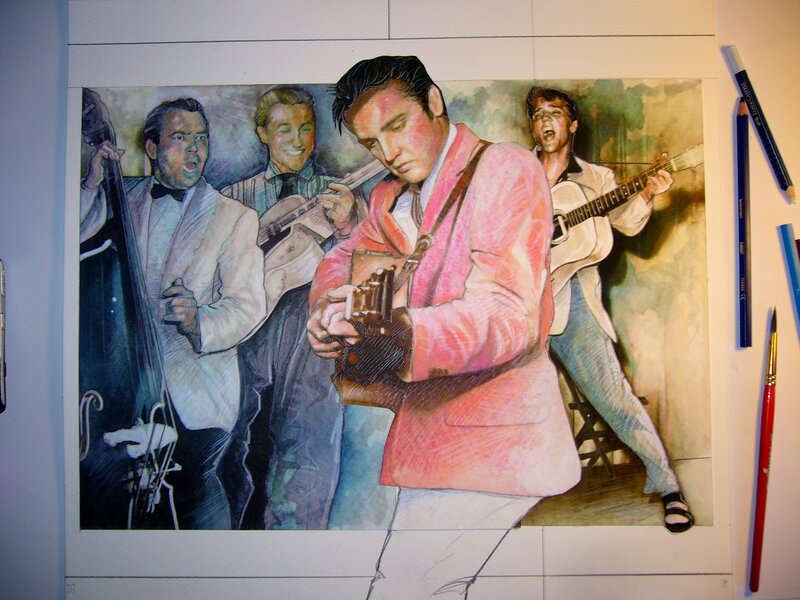 Elvis by Fabrice Le Hénanff - Comic Strip