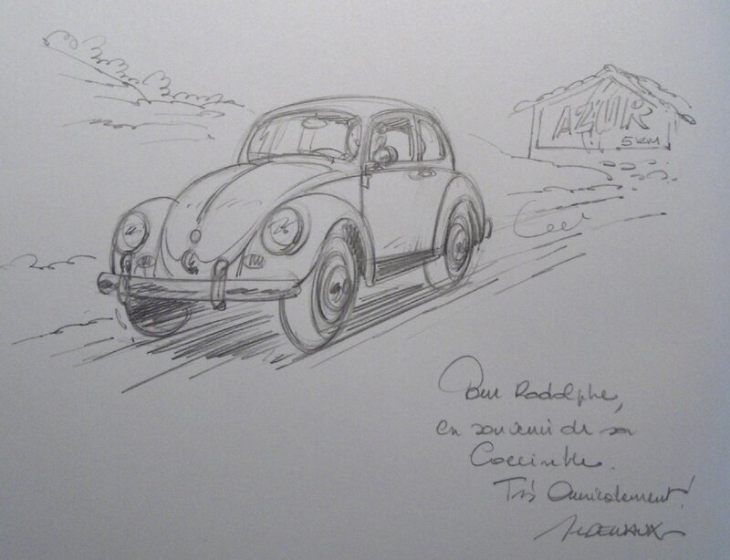 Volkswagen 1957 par Jean-Luc Delvaux - Dédicace