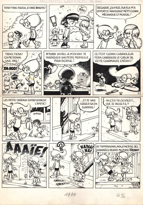 Génial Olivier by Jacques Devos - Comic Strip