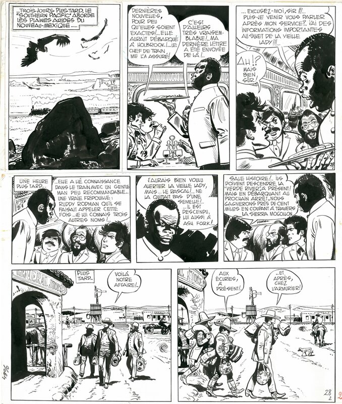 Le Grand Calumet by Jijé, Derib - Comic Strip