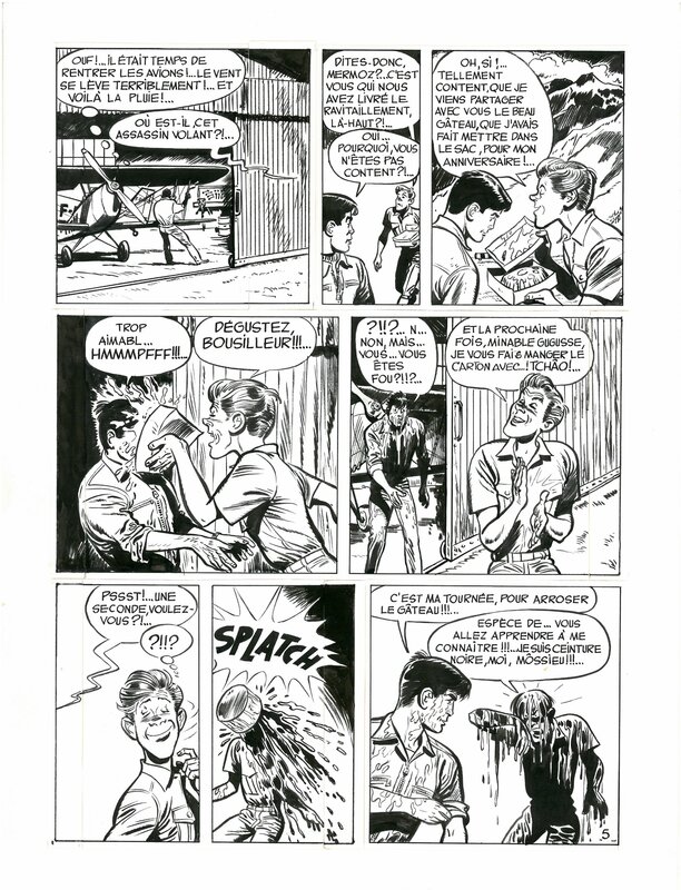 Tanguy & Laverdure par Jijé - Planche originale