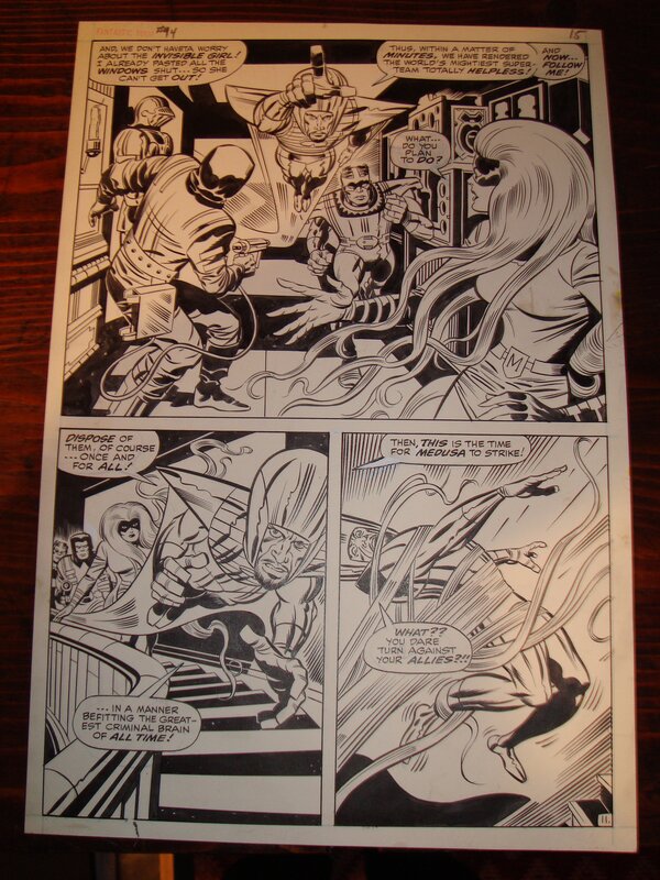 Fantastic FOUR par Jack Kirby, Joe Sinnott - Planche originale