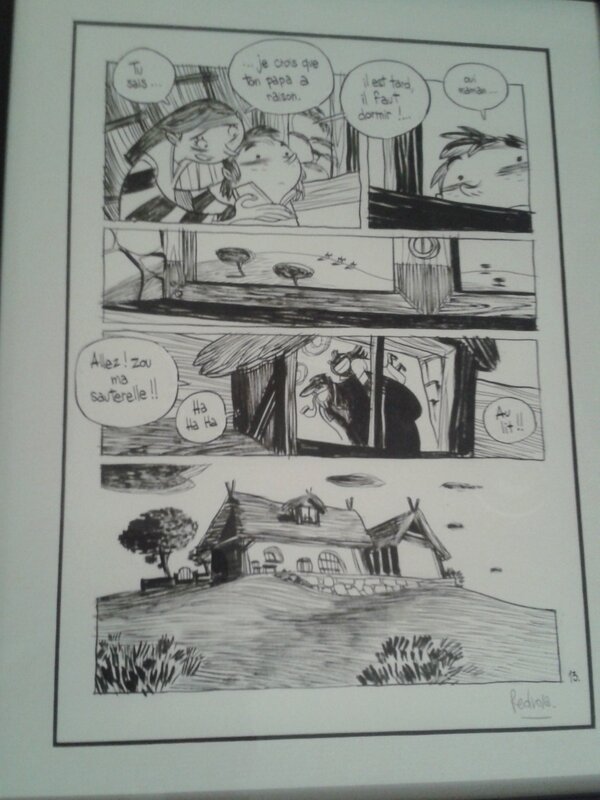 Cyril Pedrosa, Trois ombres / Drie schimmen - Comic Strip