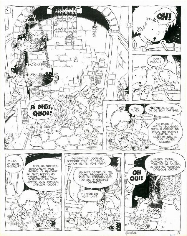 Géo et Tafta par Guy Counhaye - Planche originale