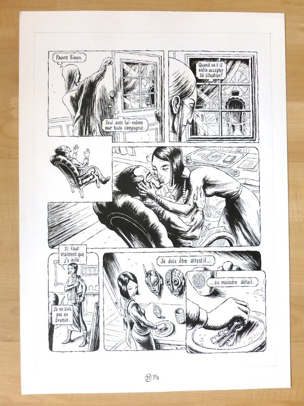 Benoît Dahan, Erwan Courbier, Psycho Investigateur (INT) partie 1, page 23 - Comic Strip