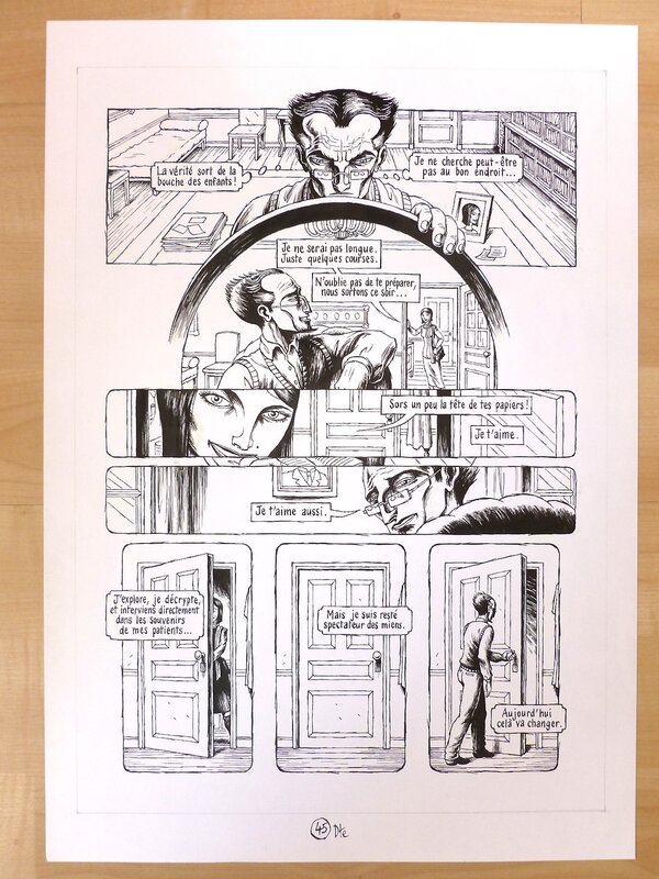 Benoît Dahan, Erwan Courbier, Psycho Investigateur (INT) partie 2, page 95 - Comic Strip
