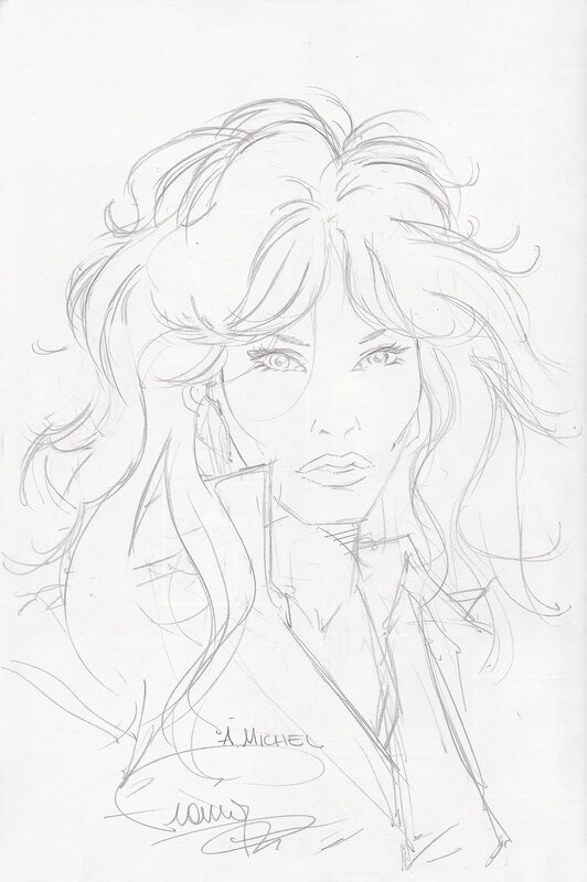 Melly by Philippe Francq - Sketch