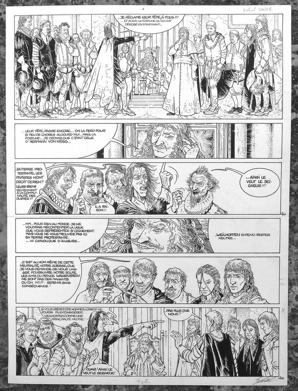 Tribunal improvisé by Benoît Sokal, Alain Populaire - Comic Strip