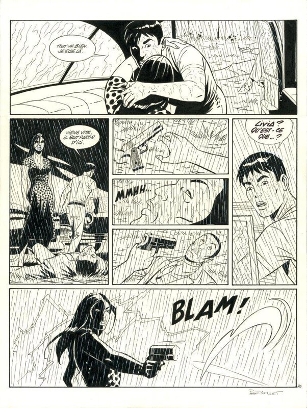 Philippe Berthet, Dominique David, Perico: Tome 2 - Planche 26 - Planche originale