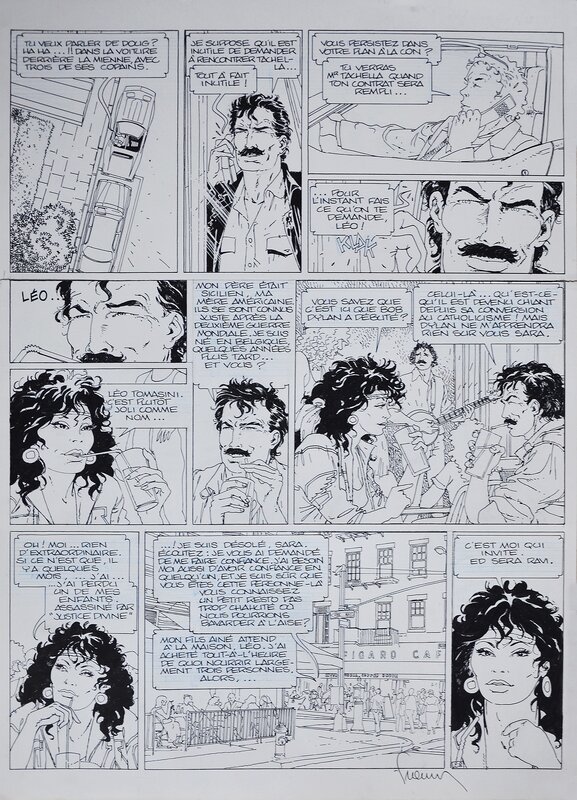 Philippe Francq, Léo Tomasini et Sara Castillo, Justice divine - Planche originale